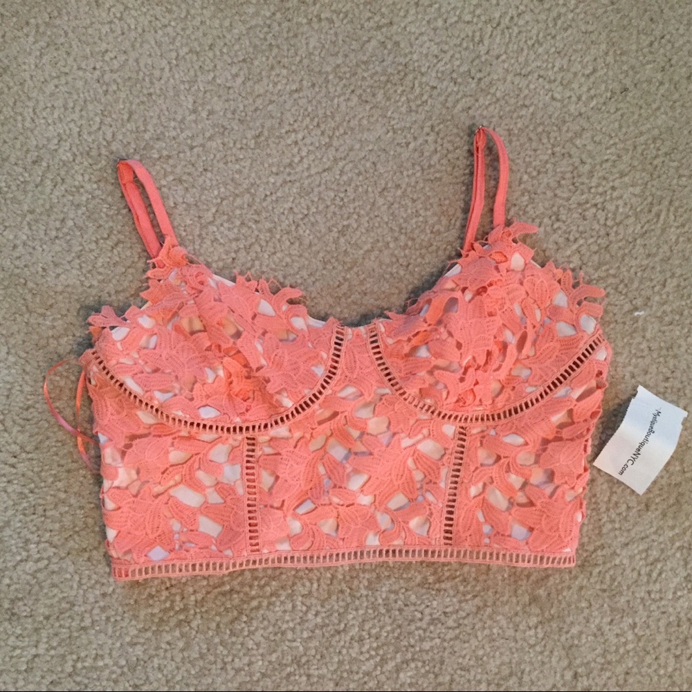 Lace crop top